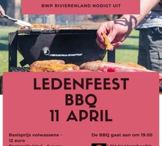 BWP Rivierenland nodigt uit BBQ