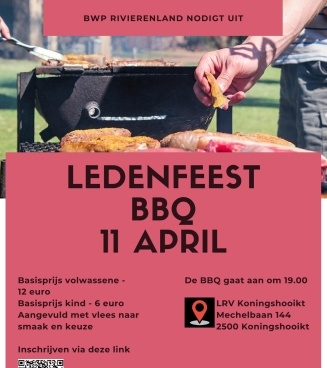 BWP Rivierenland nodigt uit BBQ