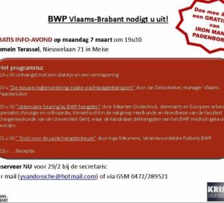 Info-avond van de provincie Brabant