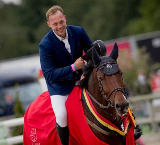 BWPer Presley kroont zich met Geoffrey Geerts tot Belgisch Kampioen 5-jarigen
