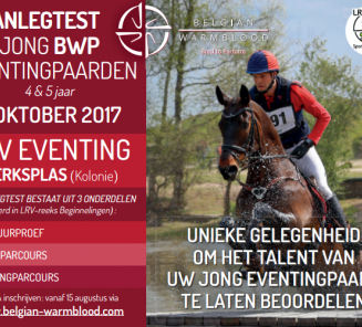Eerste aanlegtest Eventing op 8 oktober Eerste aanlegtest Eventing op 8 oktober